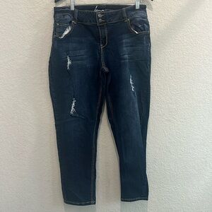 Lane Bryant size 16 double buckle jeans